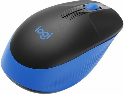 Logitech M190 Optical USB Zwart-Blauw Retail Wireless