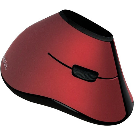 LogiLink Logilink Ergonomisch Vertikaal Optical USB Rood Wireless