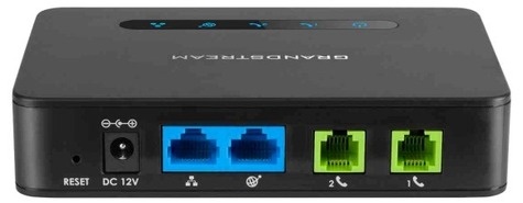  HT812 IP --> 2x FXS poorten + NAT router