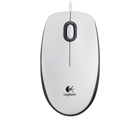 Logitech Mouse M100 white