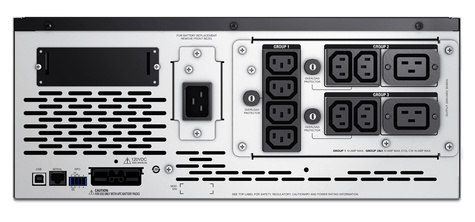 APC Smart-UPS X SMX3000HV Noodstroomvoeding - 3000VA, 8x C13, 2x C19 uitgang, USB, short depth