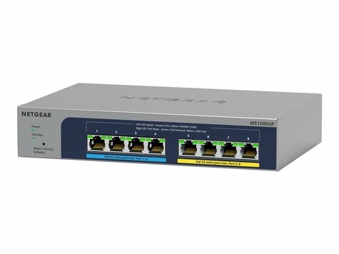 Netgear Netgear Switch 8x 2.5GE MS108UP-100EUS unmanaged