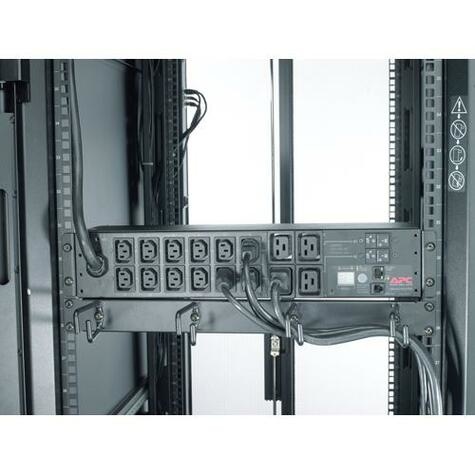 APC APC Rack PDU, Metered, 0U/2U, 32A, 230V, (12x) C13 & (4x) C19, IEC 309 32A stekker