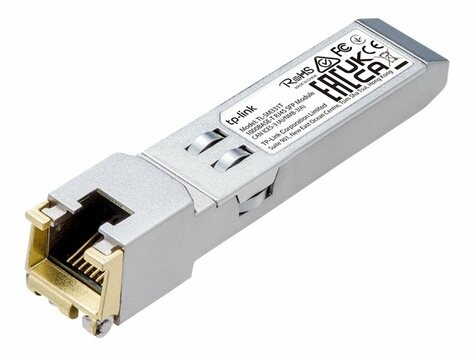 TP-Link 1000BASE-T RJ45 SFP Module SPEC: 1000Mbps RJ45 Copper Transceiver