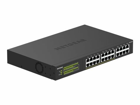 Netgear 24PT GIGE UNMANAGED SWCH W/ POE+