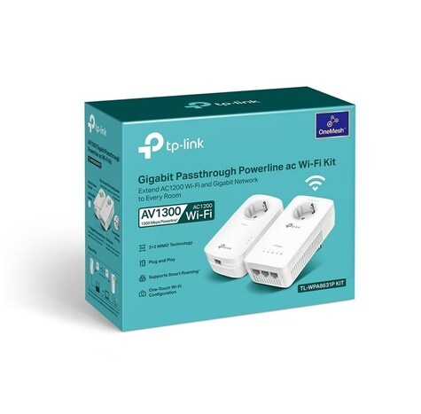 TP-Link TP-LINK TL-WPA8631P KIT V3 Wi-Fi Kit Powerline Adapterkit GigE