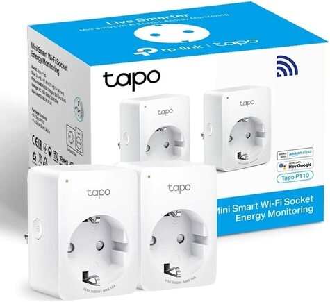 TP-Link Smart mini Wifi-stopcontact TAPO110 set van 2