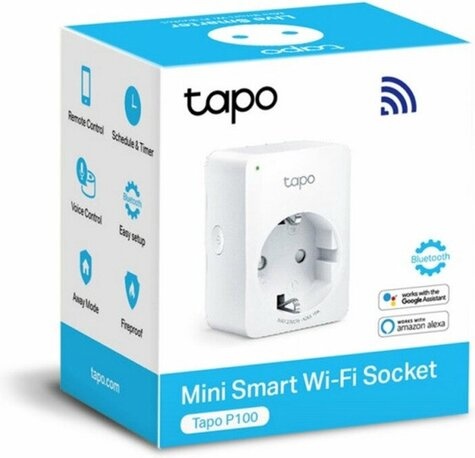 TP-Link Tapo P100 Smart-Stecker kabellos 802.11b/g/n Bluetooth 4.2