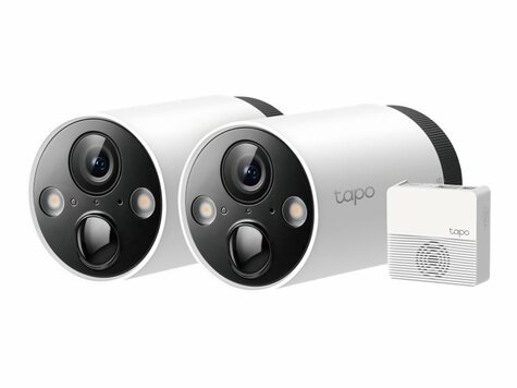 TP-Link Smart Wire-Free Security Camera 2 Camera System: 2 x Tapo C420 1 x Tapo H200