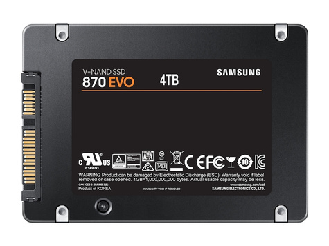 Samsung 4TB 2,5" SATA3 870 EVO 600/560