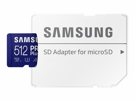 Samsung SD MicroSD Card 512GB Samsung SDXC PRO Plus (2021)(CL10)
