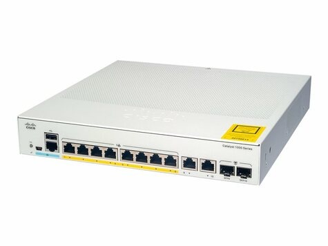 Cisco Catalyst 1000 8port GE  Ext PS  2x1G SFP