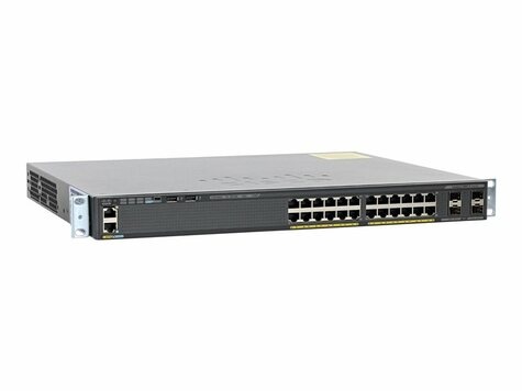 Cisco NWork Catalyst 2960-X 24 GigE PoE 370W  4 x 1G SFP  LAN Base