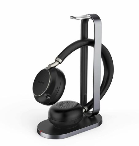 Yealink BH76 Bluetooth Wireless Headset with Charging Stand Teams USB-A schwarz