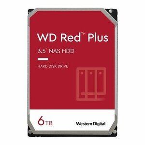 Western Digital Western Digital WD 6TB SATA III 256MB RED Plus NAS HDD (WD60EFPX)