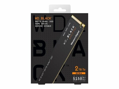 Western Digital 500GB M.2 PCIe NVMe WD Black SN770 TLC/5000/4000