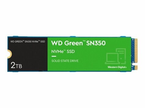 Western Digital SSD WD Green  M.2 2280       2TB NVMe    SN350 intern