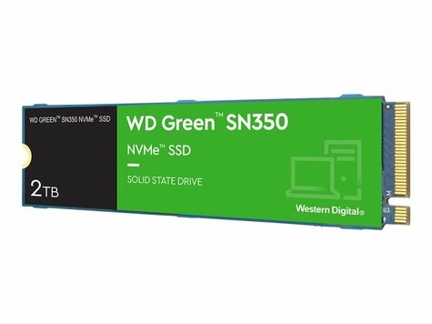 Western Digital SSD WD Green  M.2 2280       2TB NVMe    SN350 intern