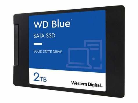 Western Digital SSD WD Blue   2,5" (6.4cm)   2TB SATA3             7mm intern
