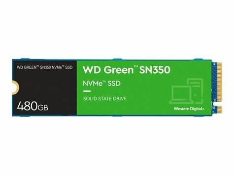 Western Digital 480GB M.2 PCIe NVMe WD Green SN350 TLC/2400/1650