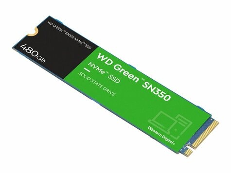 Western Digital 480GB M.2 PCIe NVMe WD Green SN350 TLC/2400/1650