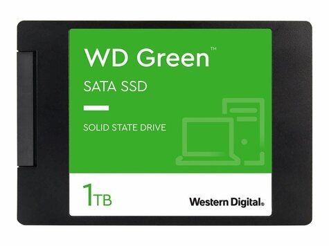 Western Digital Western Digital SSD WD Green  2,5" (6.4cm)   1TB SATA3             7mm intern