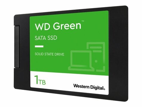 Western Digital SSD WD Green  2,5" (6.4cm)   1TB SATA3             7mm intern