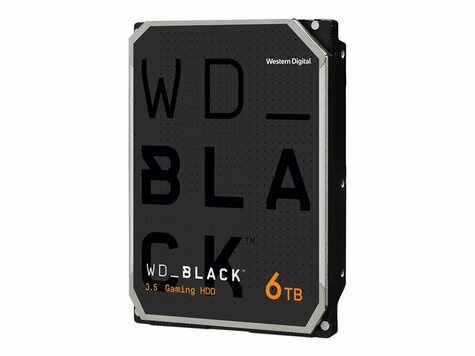Western Digital WD Black      8.9cm (3.5")  6TB SATA3 7200  128MB WD6004FZWX intern