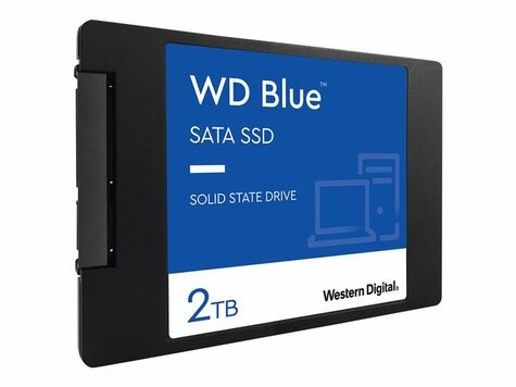Western Digital SSD WD Blue   2,5" (6.4cm)   2TB SATA3             7mm intern
