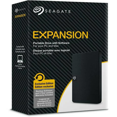 Seagate 6.3cm 5.0TB USB3.0 Expansion Portable black