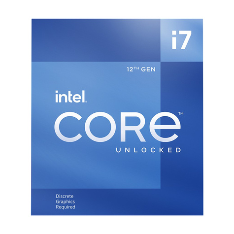 Intel 1700 Core i7-12700KF 125W / 3,6GHz / TRAY