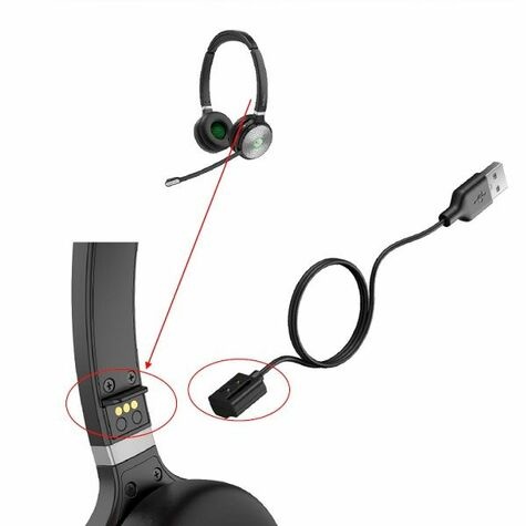 Yealink WH62 losse mono headset met laadkabel