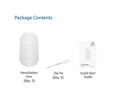 Ubiquiti NanoStation 5AC Loco - NS-5ACL-5 (5-pack)