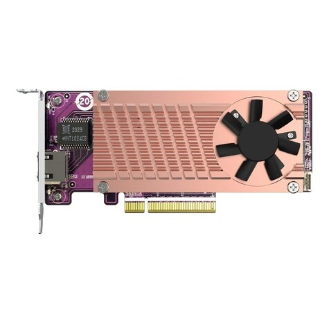 QNAP DUAL M.2 PCIE SSD+SINGLE PORT 10GbE QM2-2P10G1TB