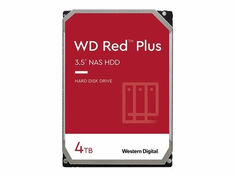 Western Digital WD 4TB SATA III 256MB RED Plus NAS HDD (WD40EFPX)