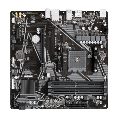 Gigabyte B550M K - 1.0 - motherboard - micro ATX - Socket AM4 - AMD B550