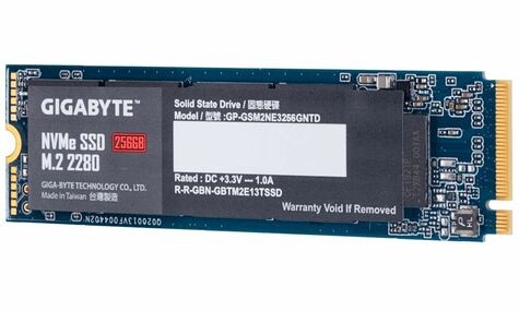 Gigabyte SSD 256GB Gigabyte M.2  PCI-E   NVMe