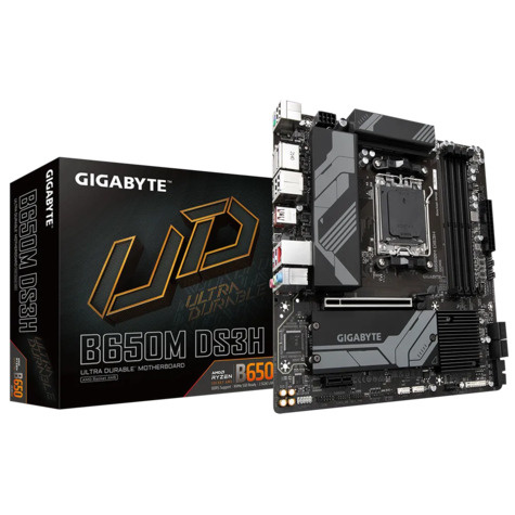 Gigabyte MB Gigabyte B650M DS3H           (B650,AM5,mATX,AMD)