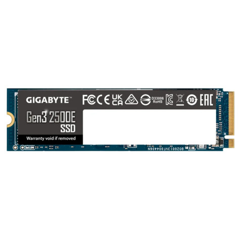 Gigabyte SSD 500GB Gigabyte Gen3 2500E   PCI-E 3.0   NVMe 1.3