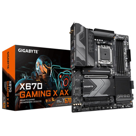 Gigabyte X670 Gaming X AX   (X670,AM5,ATX,AMD)