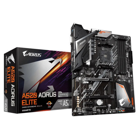 Gigabyte A520 AORUS ELITE    (A520,AM4,ATX,AMD)