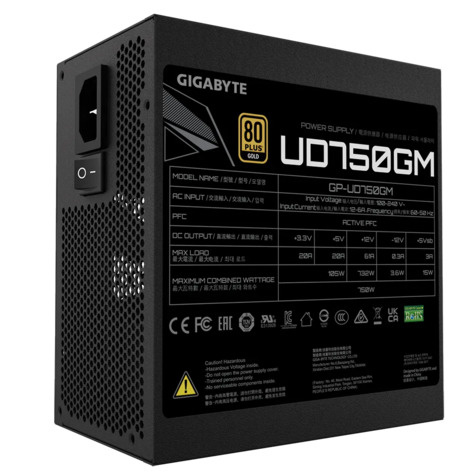 Gigabyte Voeding 750W UD750GM