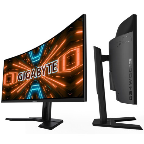 Gigabyte Curved Display G34WQC Gaming Monitor - 86.4 cm (34") - 3440 x 1440 QHD