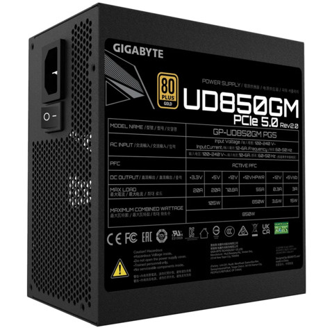Gigabyte Netzteil Gigabyte  850W UD850GM PG5 2.0