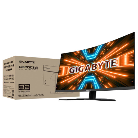 Gigabyte Curved Gaming-Monitor G32QC A - 80 cm (31.5") - 2560 x 1440 QHD