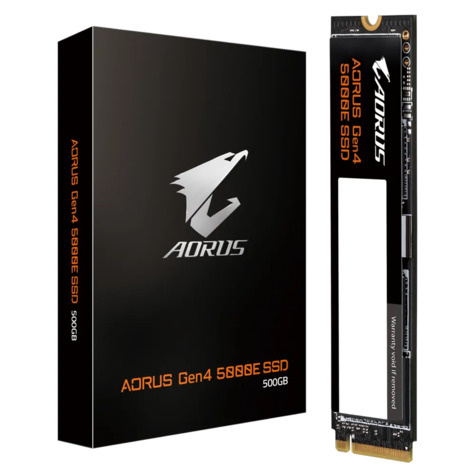 Gigabyte SSD 500GB Gigabyte AORUS GEN4 5000E M.2  PCI-E   NVMe