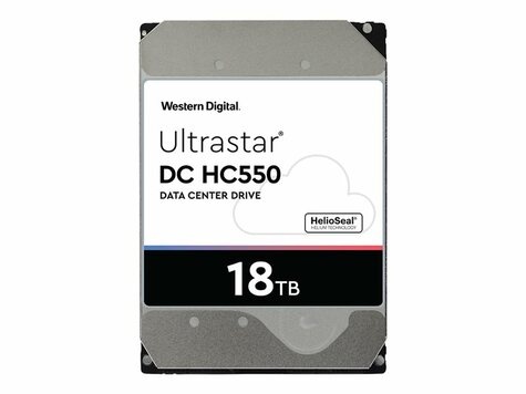 Western Digital WD 18TB Ultrastar DC HC550 SATA 6Gb/s 512e SE WUH721818ALE6L4