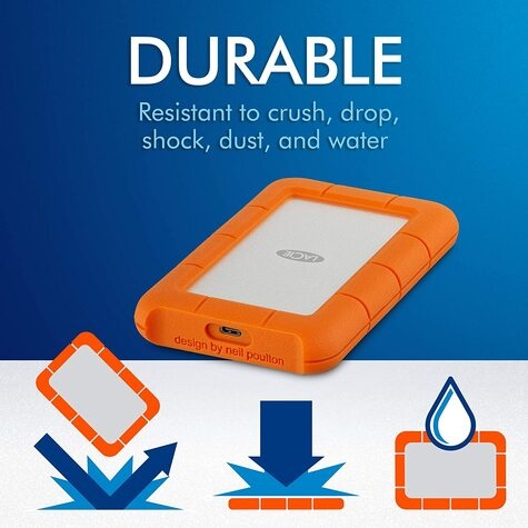 LaCie Rugged Mobile 2TB USB-C