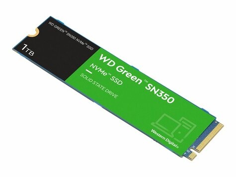 Western Digital 1TB M.2 PCIe NVMe WD Green SN350 QLC/3200/2500