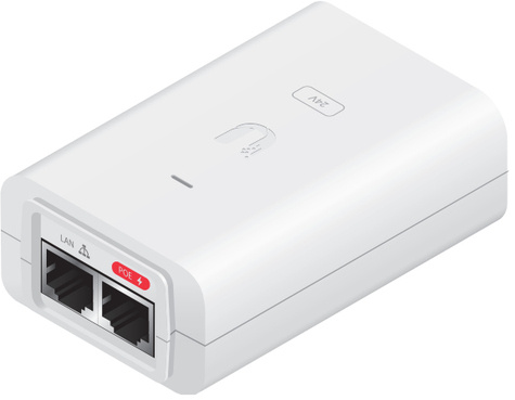 Ubiquiti Ubiquiti Networks POE-24-12W-WH - PoE injector - 12 Watt
